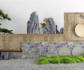 Chinese Style Rockery Waterscape-ID:598973047
