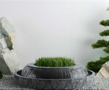 New Chinese Style Rockery Waterscape-ID:472322946