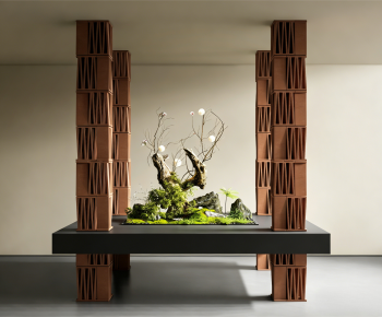 New Chinese Style Plant Landscaping-ID:565354119