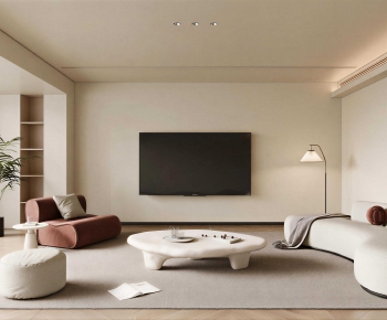 Wabi-sabi Style A Living Room-ID:767839915