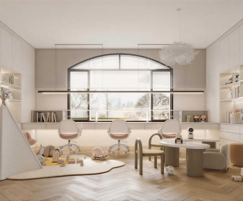 Modern Children's Room Activity Room-ID:509367946