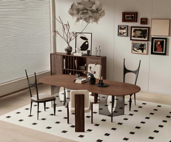 Modern Dining Table And Chairs-ID:680017957
