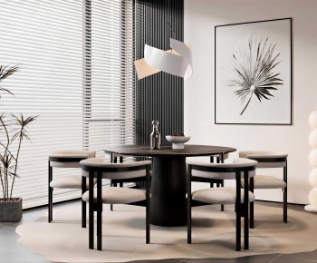 Modern Dining Table And Chairs-ID:838670976