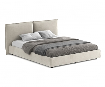 Modern Double Bed-ID:272559883