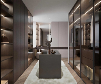 Modern Clothes Storage Area-ID:978533984
