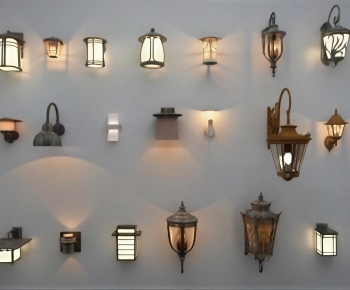 Industrial Style Wall Lamp-ID:471577887