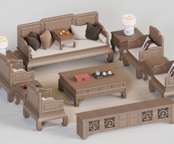 Chinese Style Sofa Combination-ID:276899104