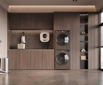Modern Balcony Laundry Room-ID:120063078