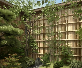 Japanese Style Courtyard/landscape-ID:397890095