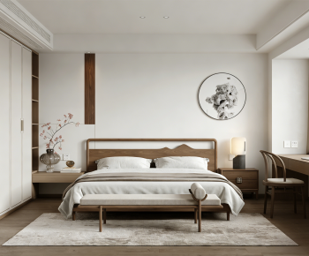 New Chinese Style Bedroom-ID:187660937