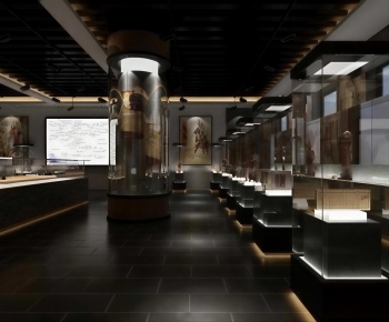 New Chinese Style Exhibition Hall-ID:217037927