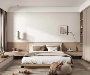 Wabi-sabi Style Bedroom-ID:382061033