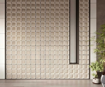 Modern Cement Brick Screen Partition-ID:703707936
