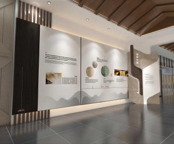 New Chinese Style Exhibition Hall-ID:348730197