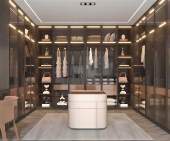 Modern Clothes Storage Area-ID:322550065