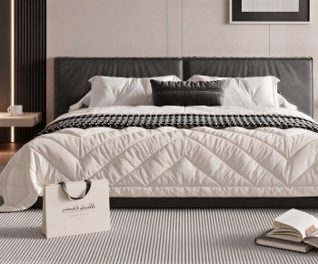 Modern Double Bed-ID:716346989