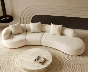 Modern Curved Sofa-ID:407970916