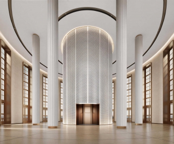 Modern Exhibition Hall-ID:491118918