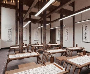 New Chinese Style Calligraphy Classroom-ID:276791106