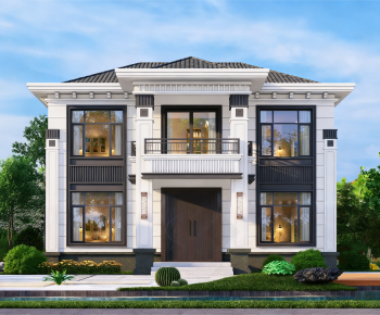 New Chinese Style Detached Villa-ID:741391904