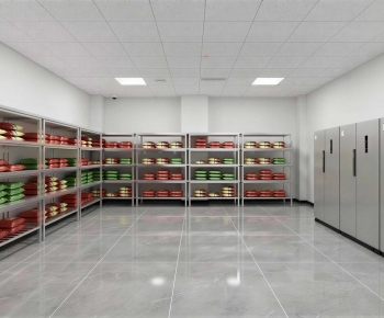 Modern Factory Floor/warehouse-ID:698052882