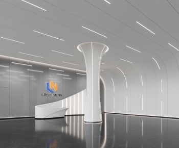 Modern Office Reception Desk-ID:149358995
