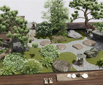 Japanese Style Courtyard/landscape-ID:337053066