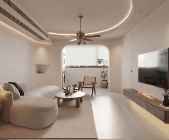 Wabi-sabi Style A Living Room-ID:838545089