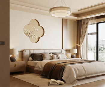 New Chinese Style Bedroom-ID:246794946