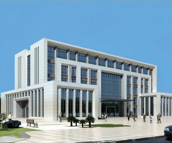 New Classical Style Appearance Of Commercial Building-ID:578953035