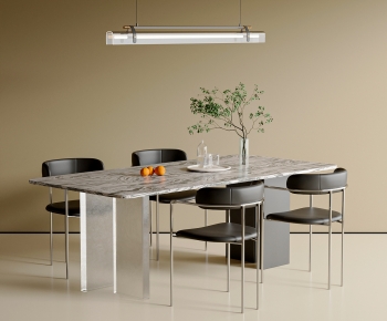 Modern Dining Table And Chairs-ID:396467924