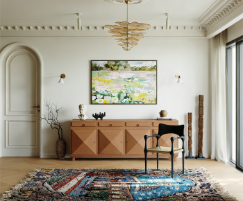 French Style A Living Room-ID:427505021
