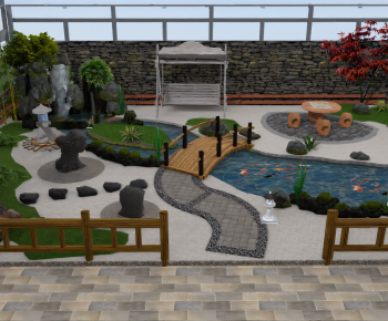 Japanese Style Courtyard/landscape-ID:171229876