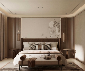 New Chinese Style Bedroom-ID:522783043