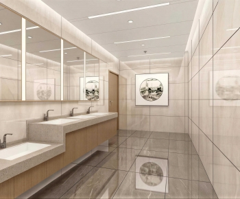 Modern Public Toilet-ID:699677945