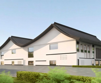 New Chinese Style Appearance Of Commercial Building-ID:877310999