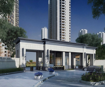New Classical Style Facade Element-ID:708852057