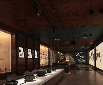 New Chinese Style Exhibition Hall-ID:980314977
