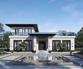 New Chinese Style Detached Villa-ID:566365008