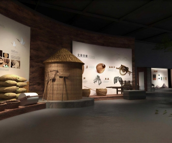 New Chinese Style Exhibition Hall-ID:428859001