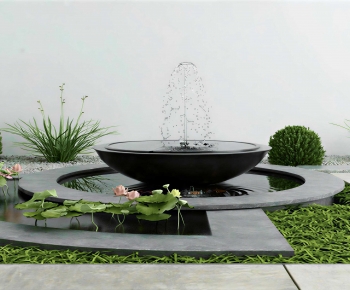 New Chinese Style Rockery Waterscape-ID:972043046