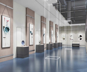 New Chinese Style Exhibition Hall-ID:214984893