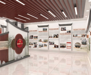 New Chinese Style Exhibition Hall-ID:869867094