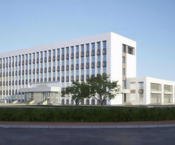 Modern Appearance Of Commercial Building-ID:719769011