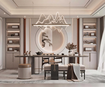 New Chinese Style Tea House-ID:250900985