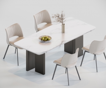 Modern Dining Table And Chairs-ID:964405061