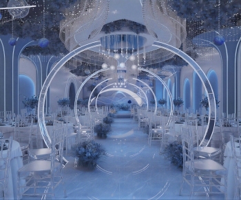 Modern Banquet Hall-ID:659398082