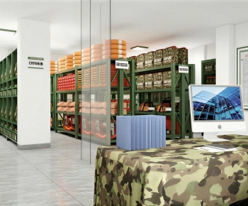 Modern Factory Floor/warehouse-ID:100719913