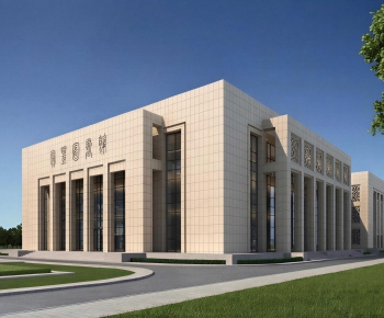 New Chinese Style Architecture Of Artistic Style-ID:974616057