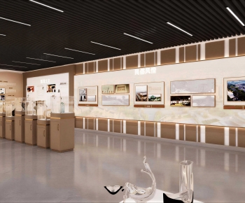Modern Exhibition Hall-ID:677958017
